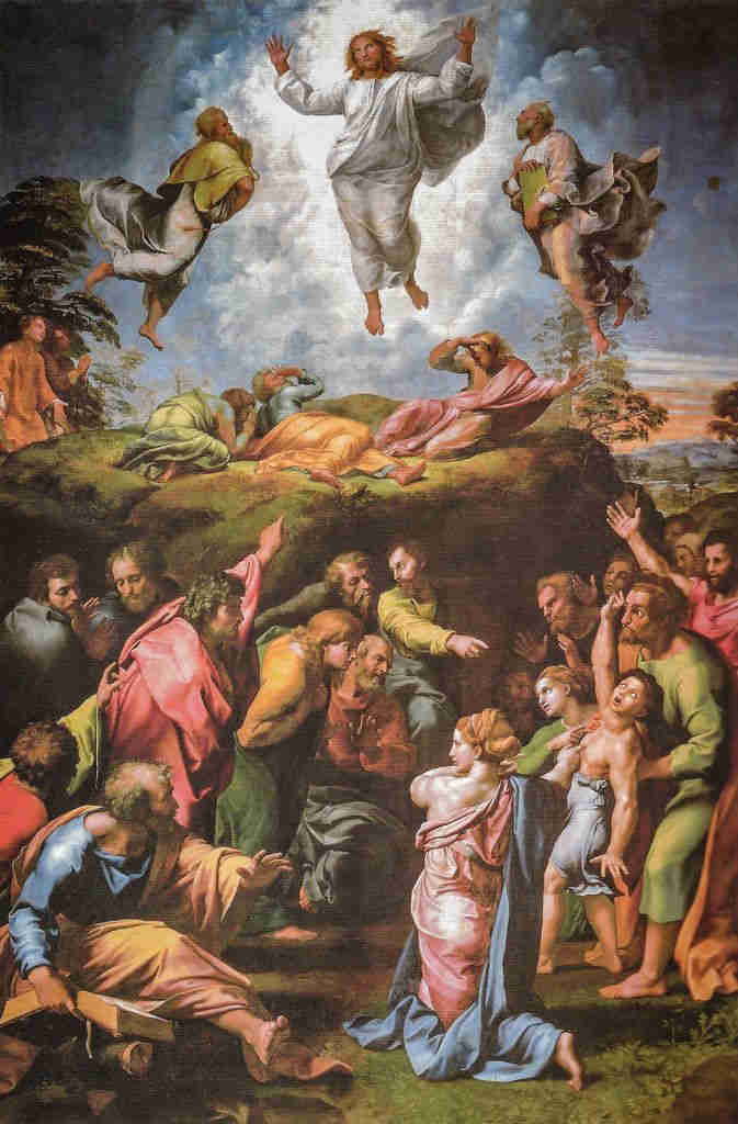Raphael's Transfiguration in the Vatican Pinacoteca
