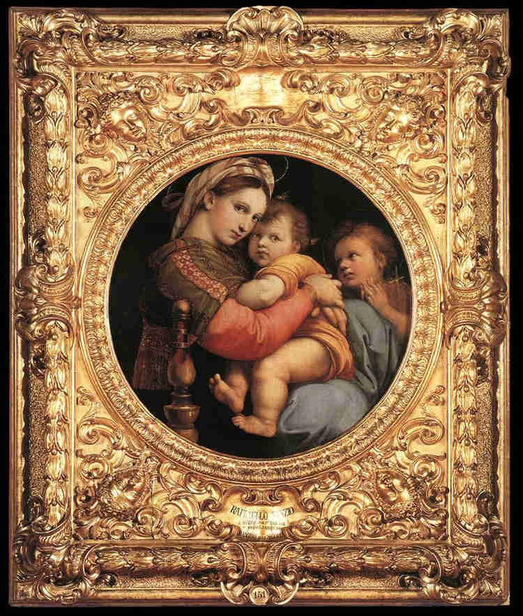 Raphael's Madonna of the Chair in Florence's Pitti Palace