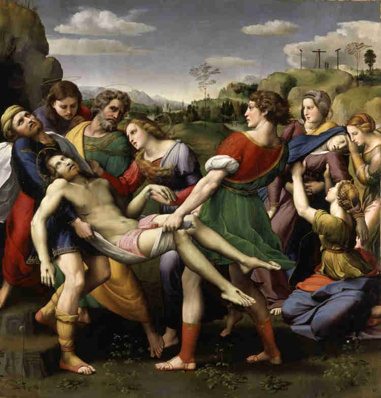 Raphael's Deposition in the Borghese Gallery