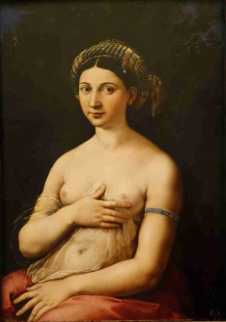 portrait of Raphael's lover in Rome's Palazzo Barberini