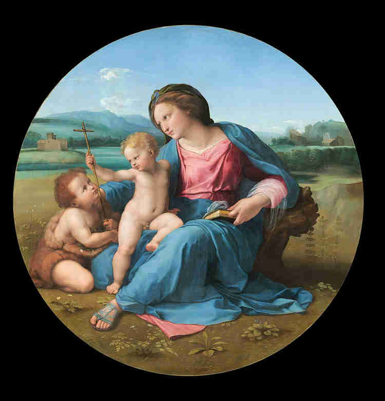 Raphael's Alba Madonna, painted at the height of his powers