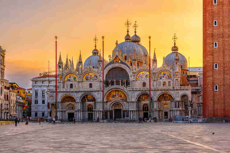 the Basilica of St. Mark's in Venice