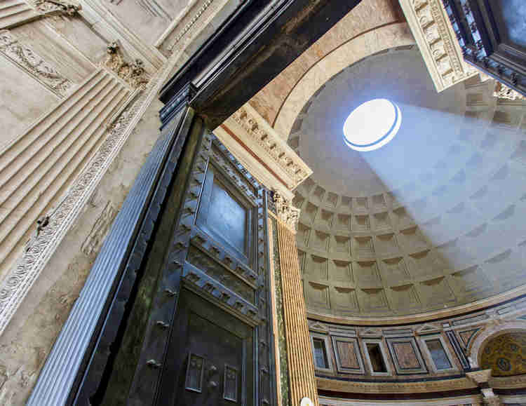 interior of the Pantheon in Rome