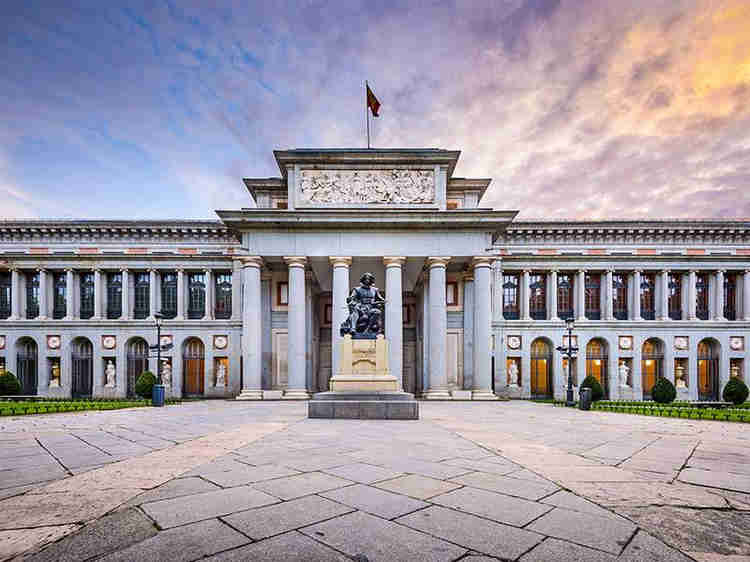 facade of Prado museum