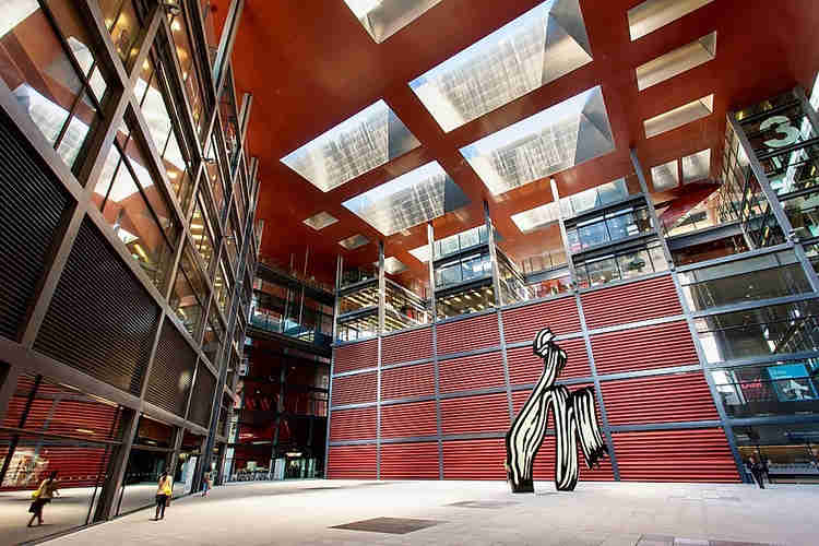 Lichtenstein sculpture in the Reina Sofia Museum