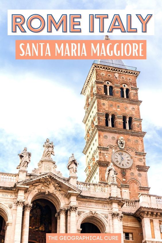 Pinterest pin for Guide To Rome's Stunning Santa Maria Maggiore