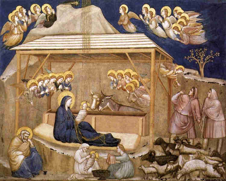 Nativity scene by Giotto or his workshop