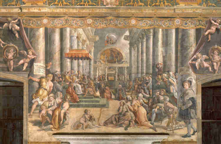 Raphael and Workshop, Donation of Constantine, 1520-24