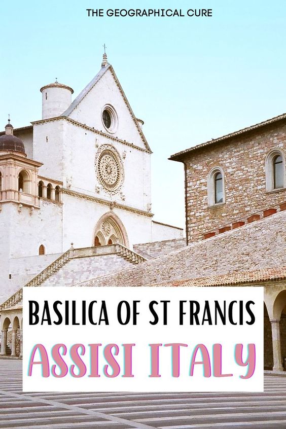 pin for guide to the Basilica of St. Francis in Assisi Italy