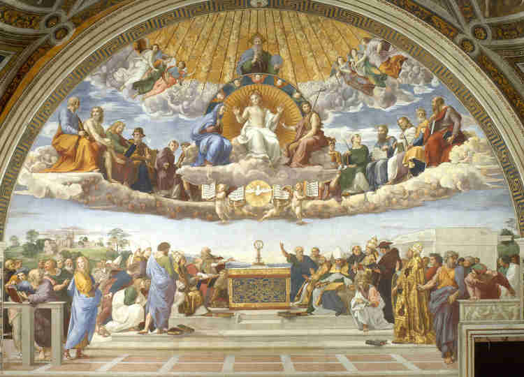 Raphael, Disputation over the Holy Sacrament, 1508-11