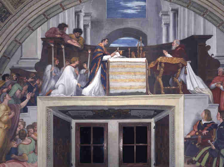 Raphael, The Miracle of Bolsena, 1512-14
