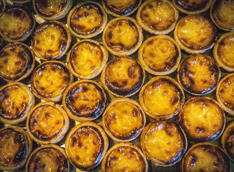 note: this photo was from the Belem Bakery where you have to stand in line for an hour to taste a one inch tart. 