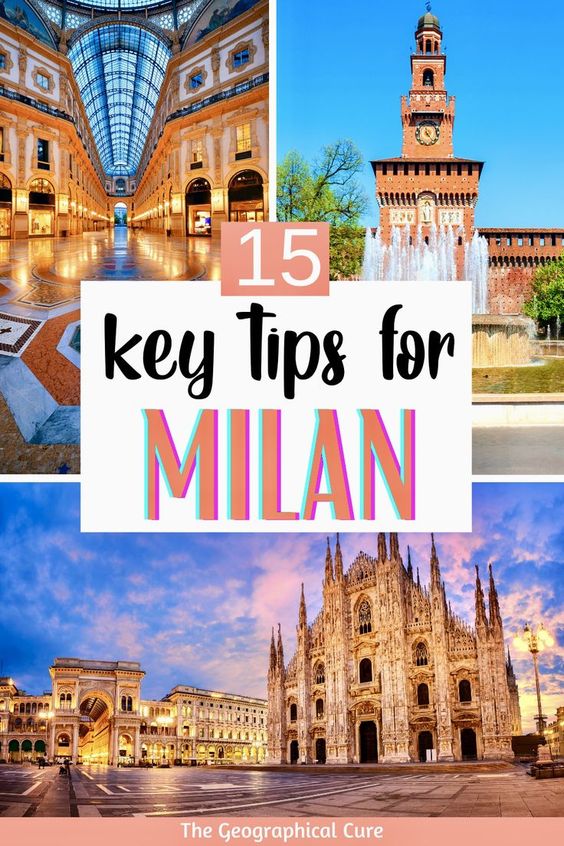 pin for tips for visiting Milan Italy
