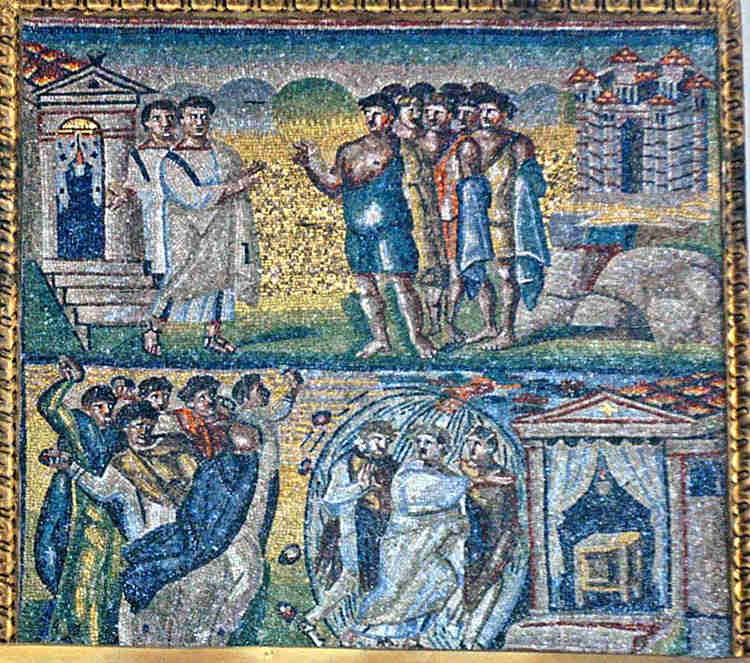 mosaics in the nave