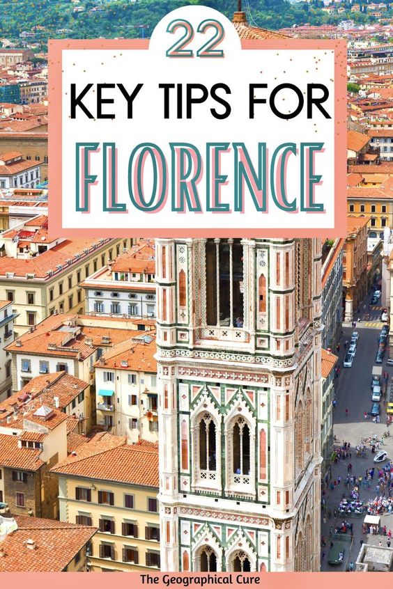 Pinterest pin for tips for visiting Florence Italy