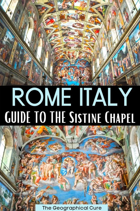 Pinterest pin for guide to the Sistine Chapel
