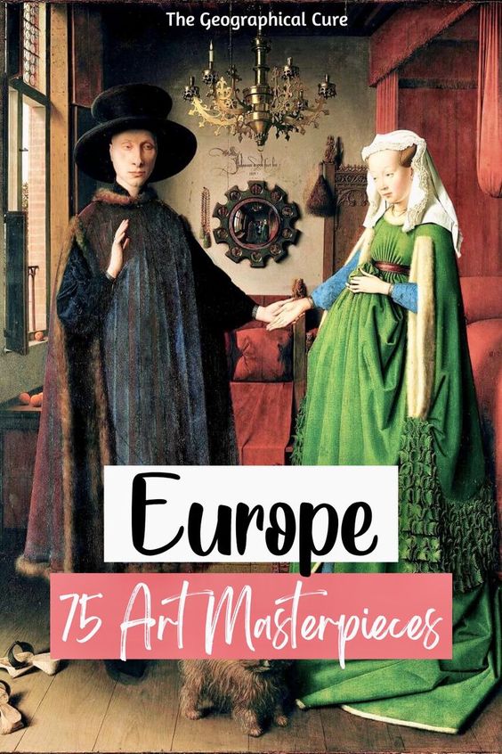Pinterest pin for top art masterpieces in Europe
