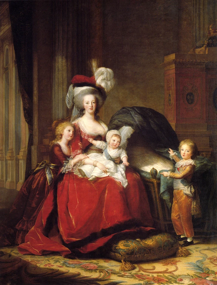 Marie Antoinette and her Children, 1787 