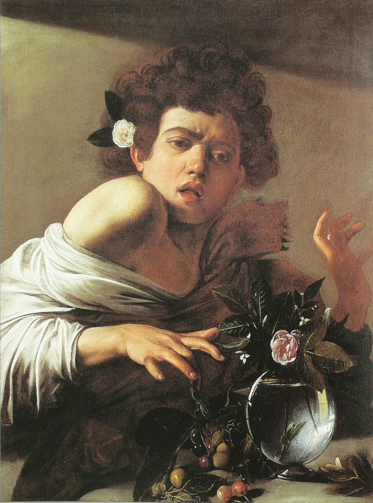 Caravaggio, Boy Bitten by a Lizard, 1592-93