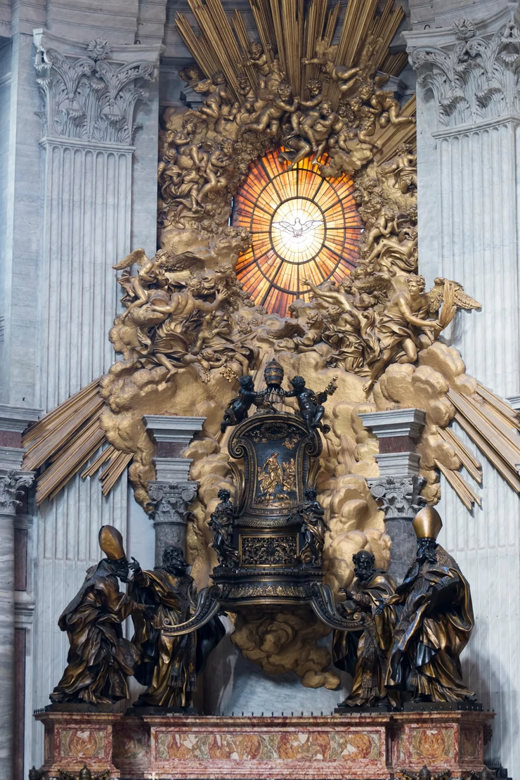 Bernini, Chair of St. Peter, 1653
