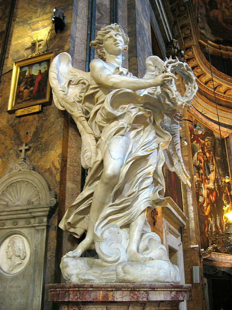 Bernini, The Angel With the Crown of Thorns, 1668