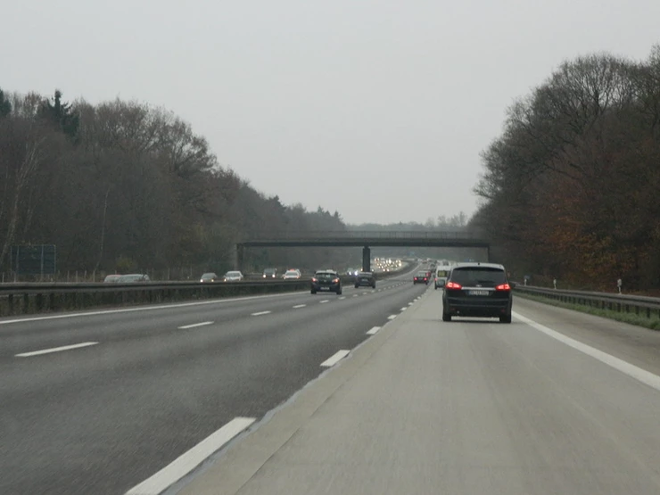 the autobahn in Germany, easy to drive and often no speed limits