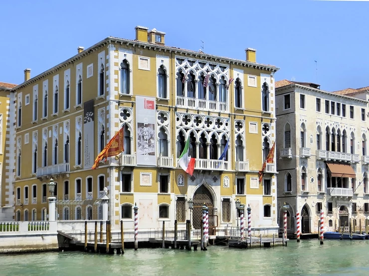 Palazzo Cavalli Franchetti along the Grand Canal in Venice