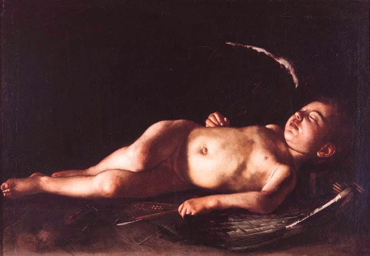 Caravaggio, Sleeping Cupid, 1608