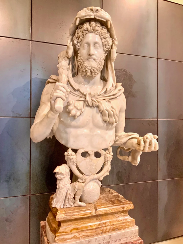 Bust of Commodus as Hercules, late 2nd century