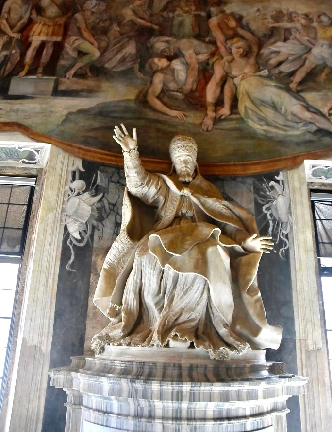 Bernini, marble statue of Pope Urban VII