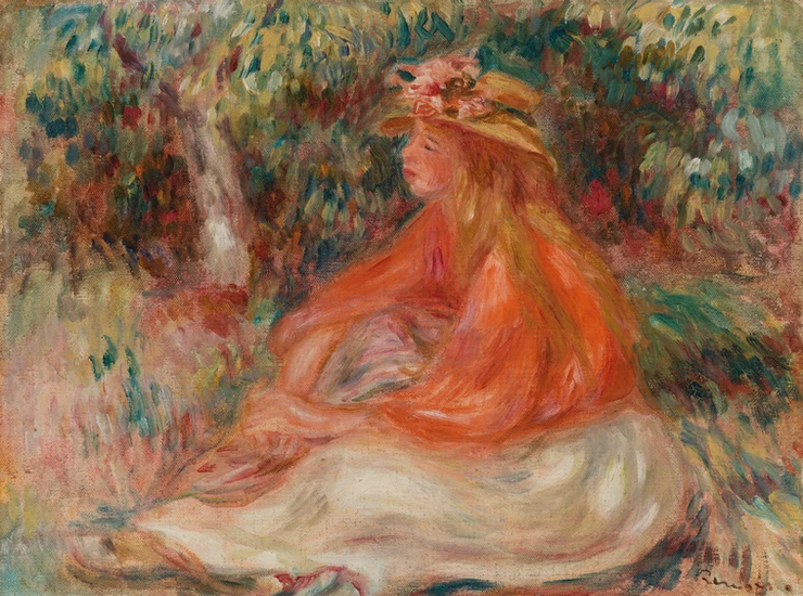 Renoir, Seated Woman, 1910