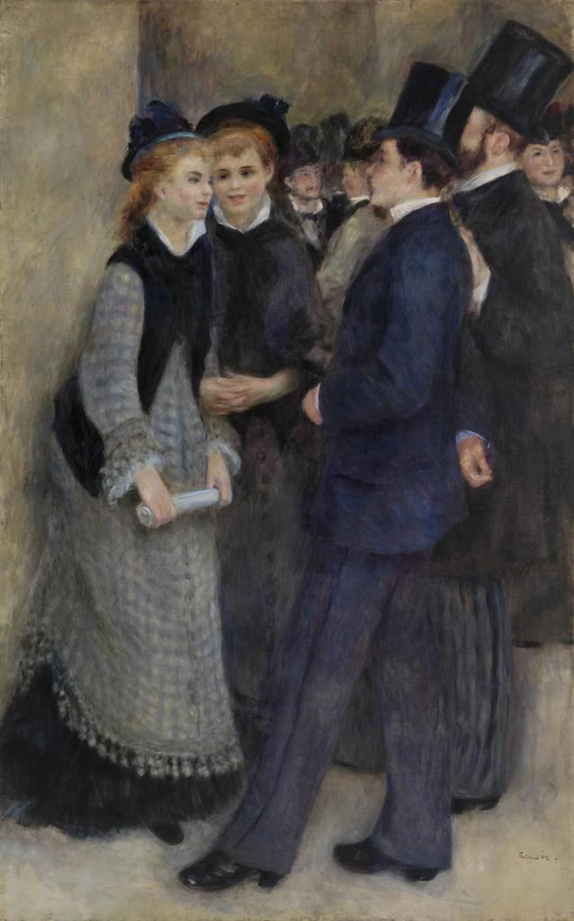 Auguste Renoir, Leaving the Conservatory, 1876-77