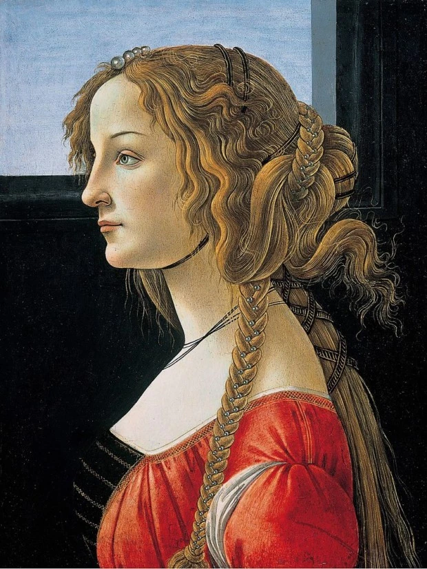 Sandro Botticelli, Portrait Of Simonetta Vespucci, 1476, Staatliche Museum, Berlin