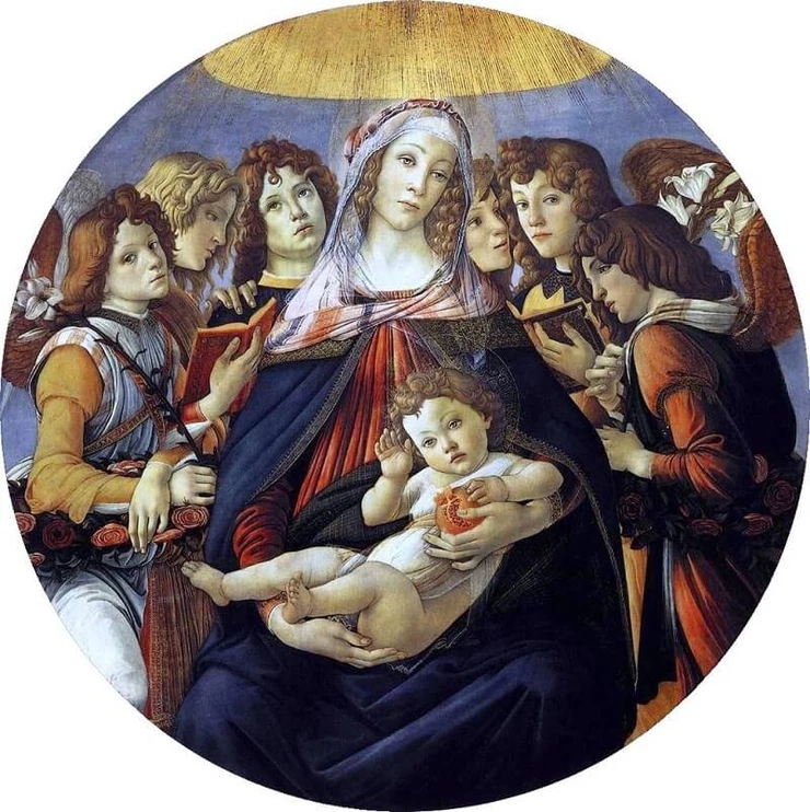 Botticelli, Madonna of the Pomegranate, 1487