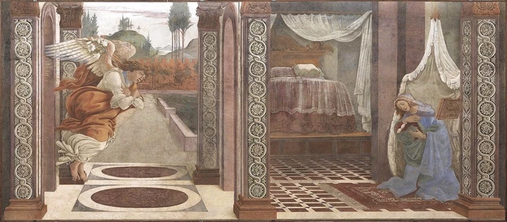Botticelli, The Annunciation, 1481