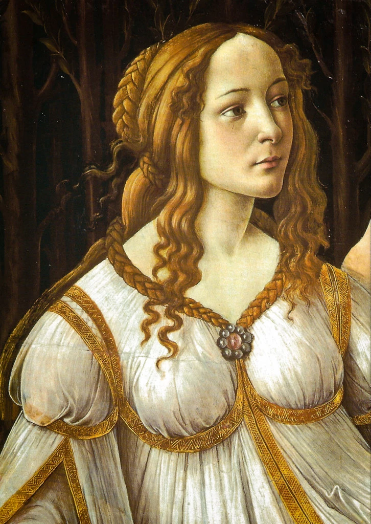 Botticelli, detail of Venus and Mars, 1483 -- in London's National Gallery