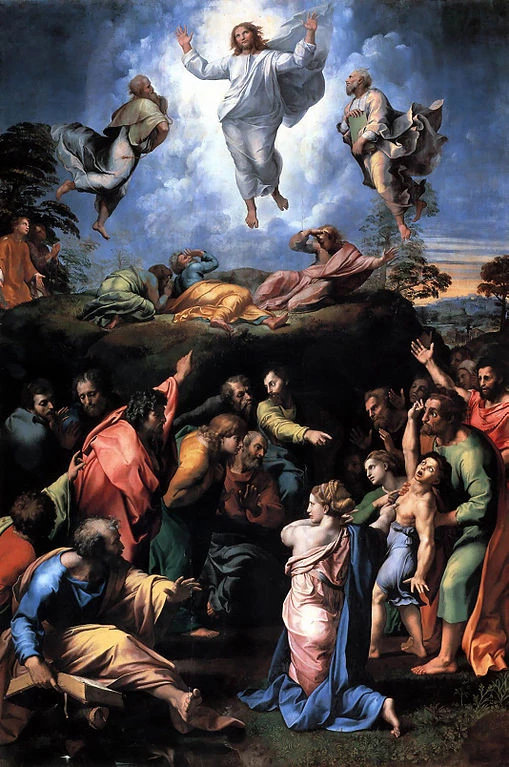Raphael, Transfiguration, 1520 -- in the Vatican Pinacoteca