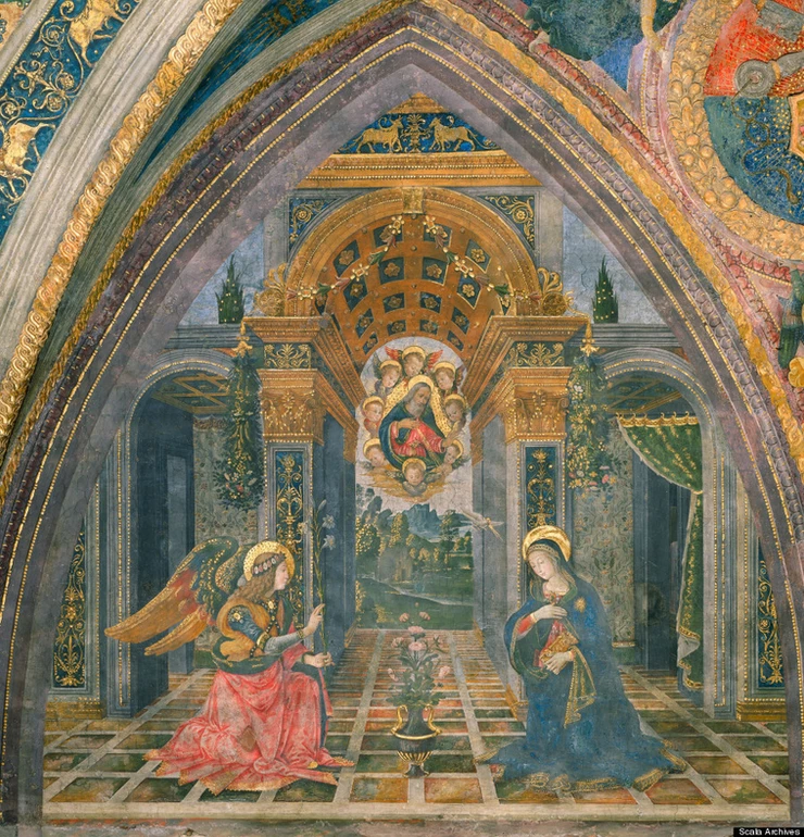 Pinturicchio, Annunciation, 1492