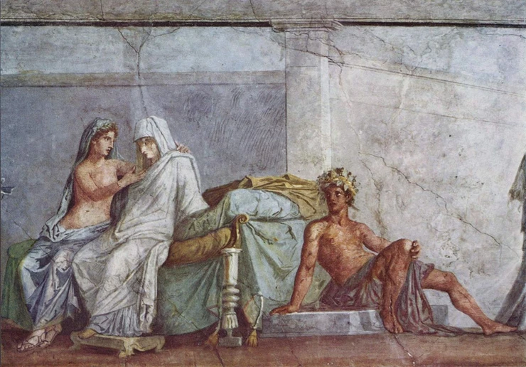 detail, Aldobrandini Wedding Fresco