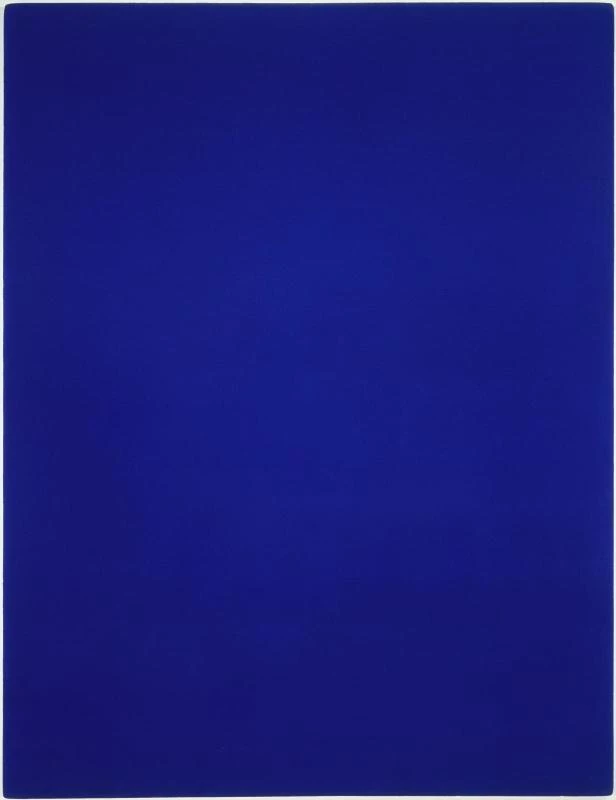 Yves Klein, Blue Monochrome (IKB 3), 1960