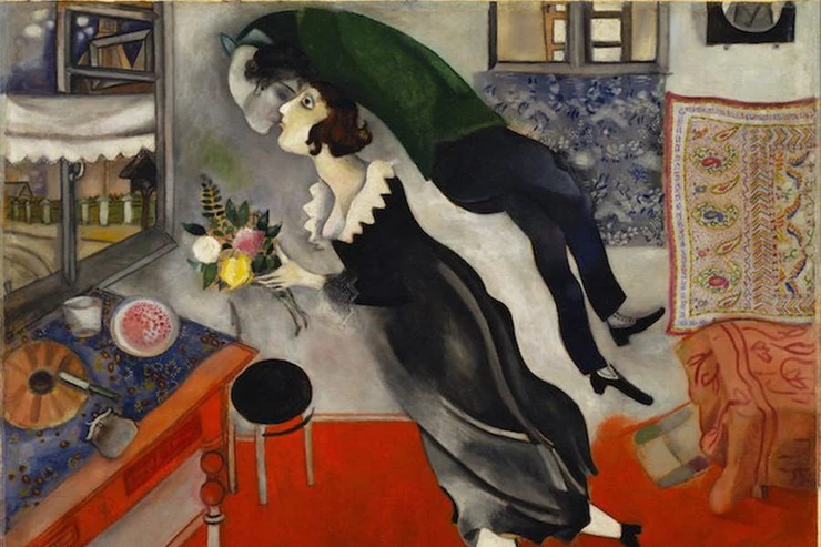 The Birthday, 1915, Marc Chagall