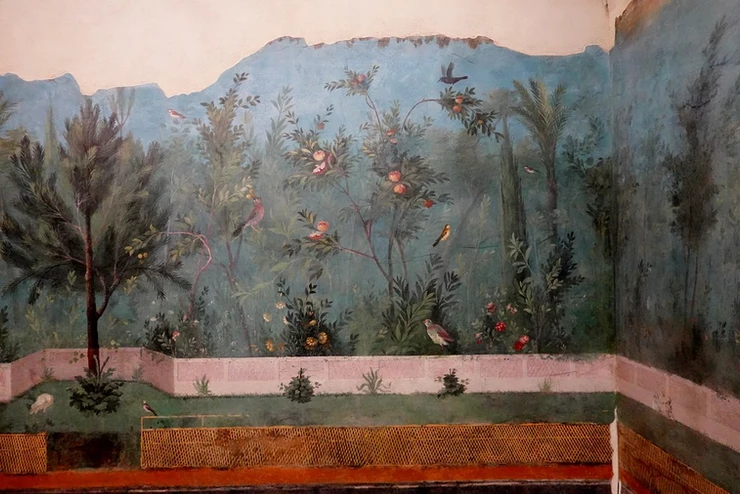 garden fresco from Livia's House