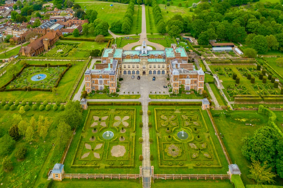 Hatfield House and Gardens outside London