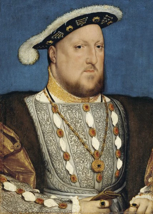  Hans Holbein the Younger, Portrait of King Henry VIII of England, 1537 -- in the Thyssen-Bornemisza Museum in Madrid