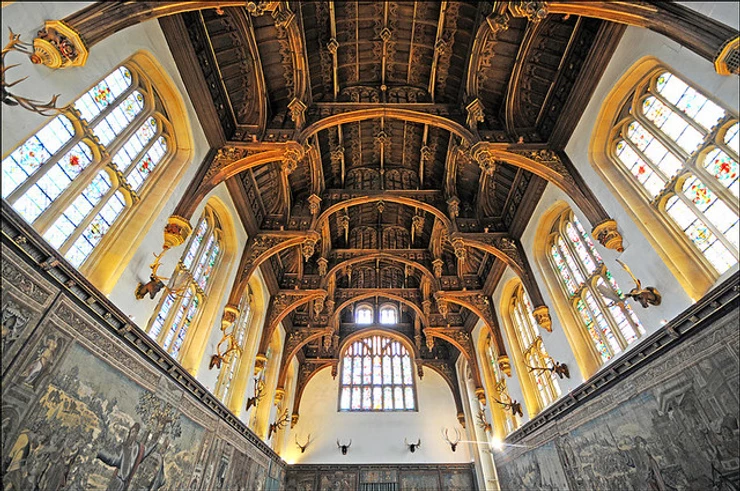 the Great Hall of Hampton Court Palace