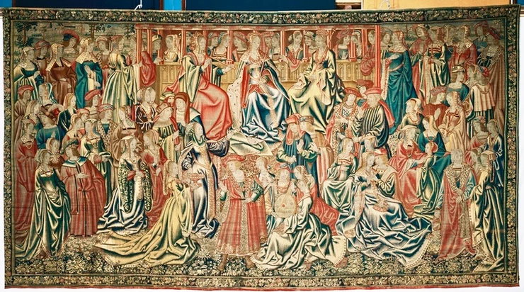 Flemish tapestry from the early 1600s in the Great Watching Chamber