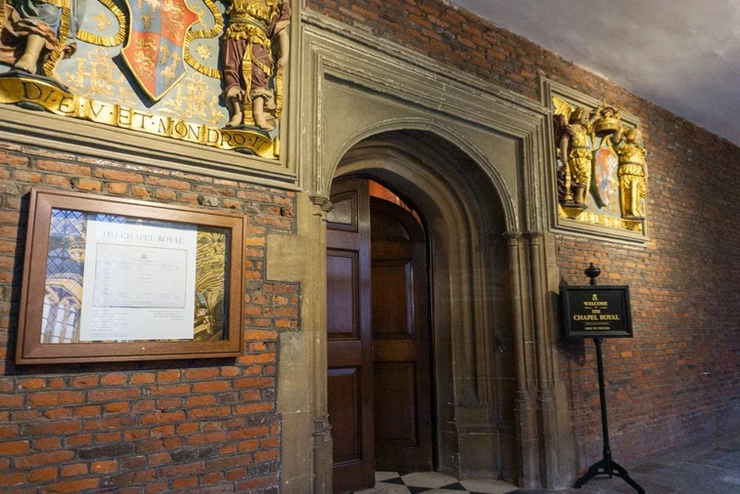 entrance to the Royal Chapel