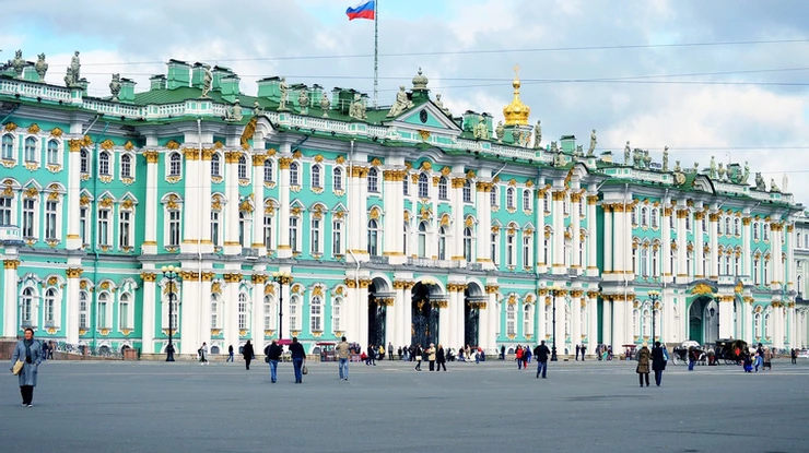 the State Hermitage Museum, housed in the Winter Palace of the former Russian Emperors