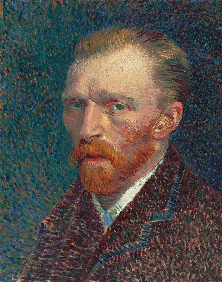 Van Gogh, Self Portrait, 1887