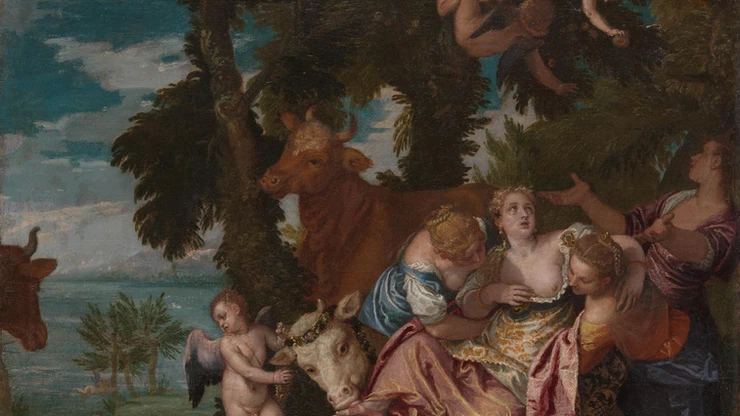 Paolo Veronese, Rape of Europa, 1570 -- in the Doge's Palace